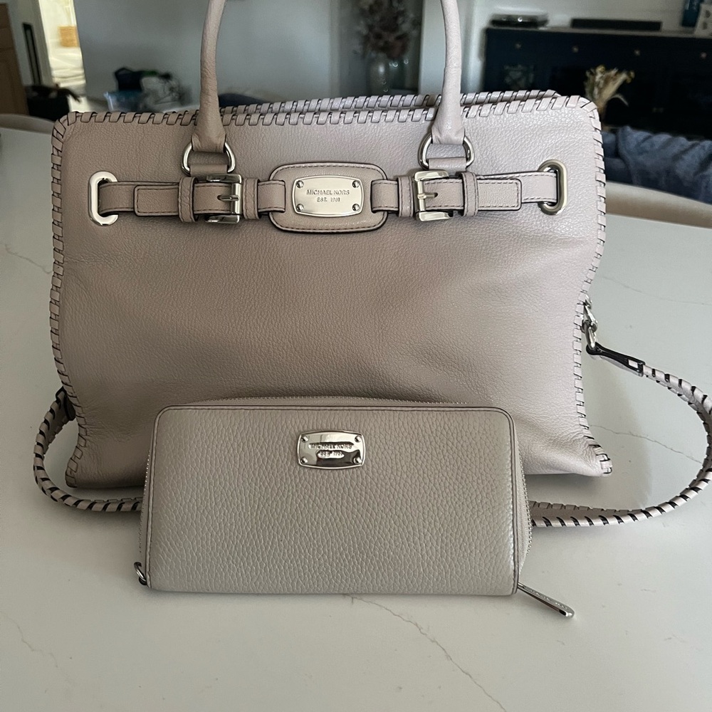 Michael Kors purse with matching wallet